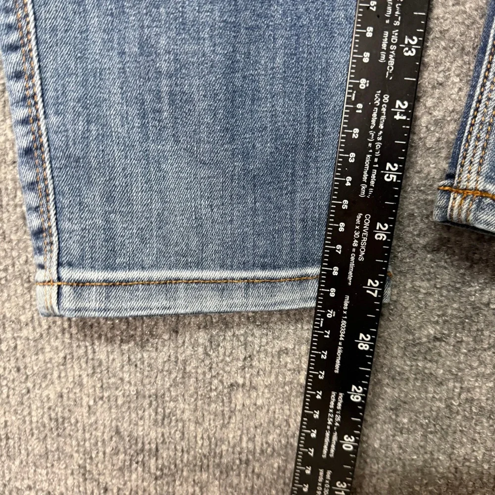 DU/ER Performance Jeans Men 27x28 (30x27) Blue Slim Fit Coolmax Stretch WFLR5001